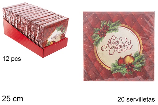 [113956] 20 servilletas decorada navidad 3 capas 25cm-6