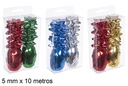 Pack 2 cintas con 8 lazos regalo Navidad colores surtidos