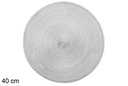 Dessous de plat en plastique doré mat 40 cm