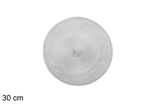 [113339] Matte gold plastic trivet 30 cm