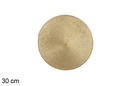 Salvamantel plástico oro brillo 30 cm