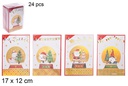 Postal Papa Noel Navidad surtido 17x12 cm