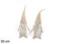 Lutin de Noël beige 50 cm