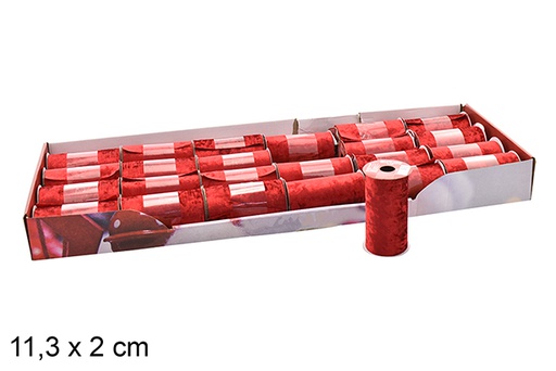 [207038] Ruban de velours rouge 2,7 m