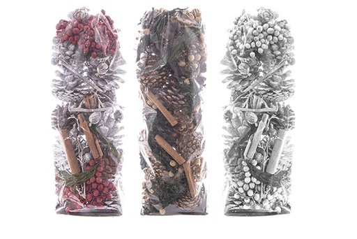 [113310] Sacola de decoração de Natal em cores variadas