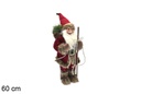 Papa Noel rojo/oro 60 cm