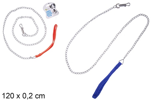 [111756] Chain pet leash 120 cm  