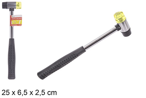 [111769] Martillo blando con mango metal 25cm