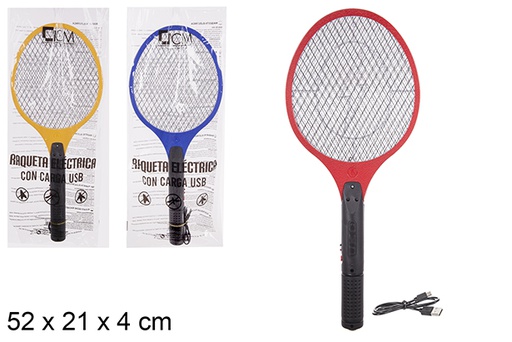 [113469] USB RECHARGEABLE MOSQUITO RACKET SWATTER