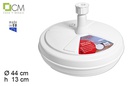 Base plastico redonda para sombrilla