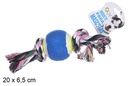 Juguete mascota cuerda con pelota 6,5 cm