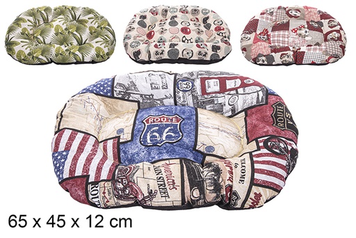 [114407] Medium oval pet cushion