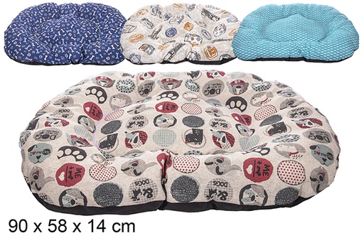 [114408] Grande cuscino ovale per animali domestici