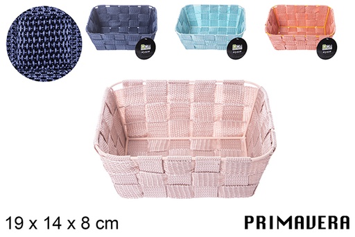 [112123] Cesta nylon colores Primavera 19x14x8 cm