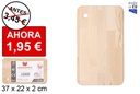 Tabla para cortar de madera 687 gr. 37x22 cm