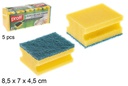 Pack 5 estropajos con salvauñas