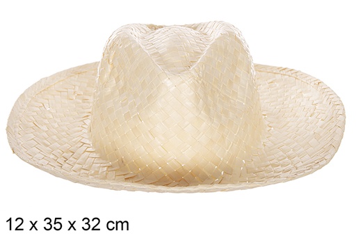 [112317] Sombrero paja classic blanco