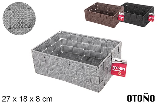 [112410] Organizador nylon colores surtidos 27x18x8 cm
