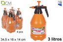 Orange high pressure sprayer 3 l.