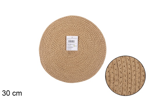 [112446] Natural paper rope trivet 30 cm