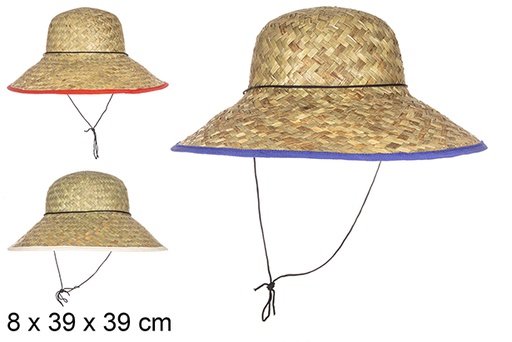 [112332] Sombrero tomatero con borde color surtido