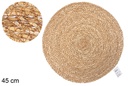 Salvamantel seagrass redondo 45 cm