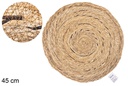 Salvamantel fibra banana redondo 45 cm