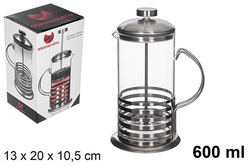 [112972] Tetera/cafetera francesa 600 ml