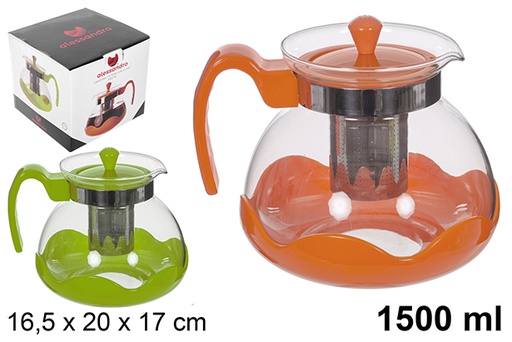 [112868] Brocca caffè/tè con filtro colori assortiti 1.500 ml