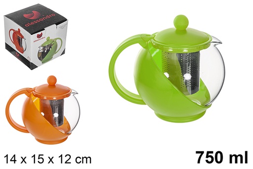 [113013] Brocca caffè/tè con filtro colori assortiti 750 ml