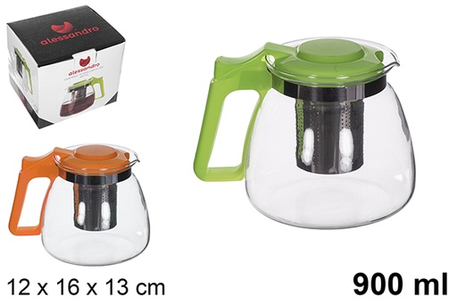 [113014] Brocca caffè/tè con filtro colori assortiti 900 ml