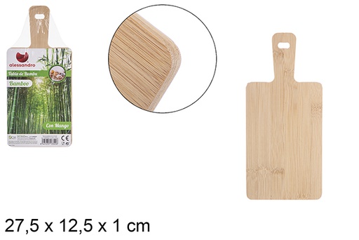 [113322] Tabla bambu multifuncion con mango 27.5x12.5x1cm