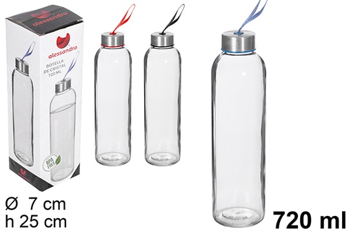 [112521] BORRACCIA D'ACQUA DI VETRO 720 ML
