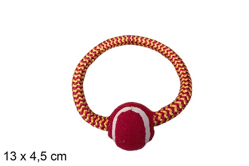[111751] Pet toy hoop with ball 13x4,5 cm