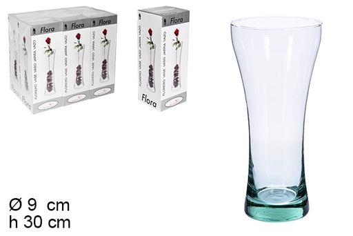 [112336] Florero cristal Venecia 30 cm