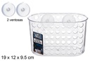 Cestino da bagno in plastica 19x12 cm