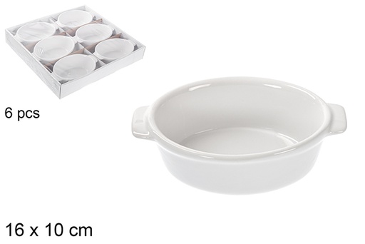 [113524] CIOTOLA OVALE IN CERAMICA CON MANICO
