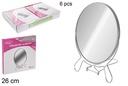 Doppio specchio rotondo con ingrandimento 26 cm