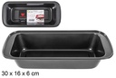 Molde horno rectangular metal 30x13 cm