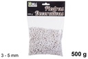 Piedra decorativa blanca 3-5 mm (500 gr.)