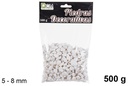Piedra decorativa blanca 5-8 mm (500 gr.)