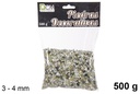 Pierre décorative verte 3-4 mm (500 gr.)