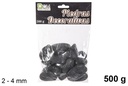 Pierre décorative noire 2-4 cm (500 gr.)