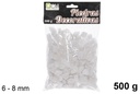 Piedra decorativa blanca 6-8 mm (500 gr.)