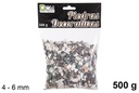 Pierre décorative couleur assortie 4-6 mm (500 gr.)