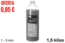 Pot de sable décoratif gris foncé 1-3 mm (1,5 kg)