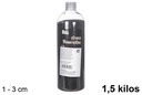 Pot de sable décoratif noir 1-3 mm (1,5 kg)