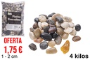 Piedra decorativa color surtido 1-2 cm (4 kg)