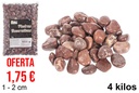 Piedra decorativa chocolate 1-2 cm (4 kg)