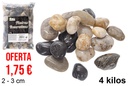 Piedra decorativa color surtido 2-3 cm (4 kg)